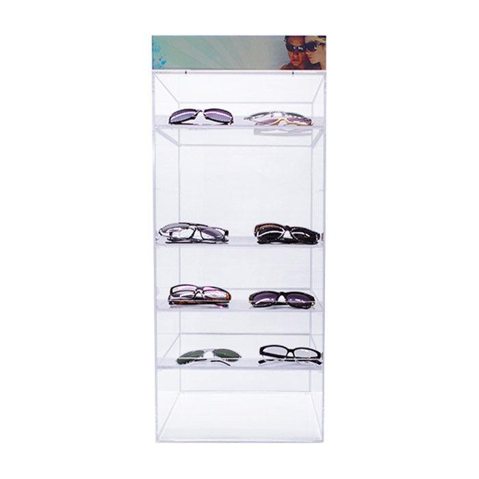 Large Clear Acrylic Box Unit Acrylic Display Cabinet