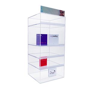 Large Clear Acrylic Box Unit Acrylic Display Cabinet