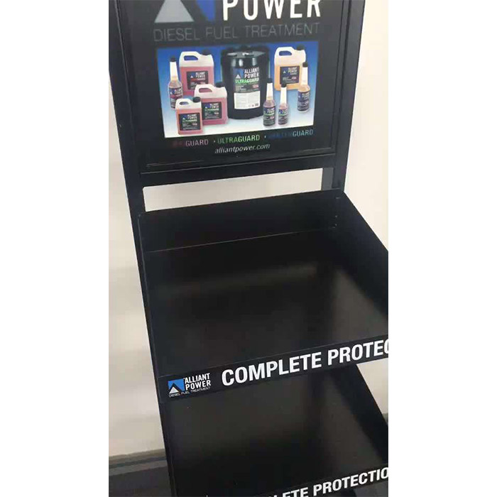 Market POS Merchandise Display Stand Shelf With Caster