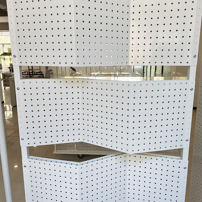 Flooring Gridwall Belt Display Stand For Shop