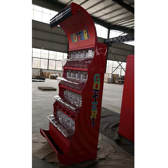 Китай Торговое оборудование деревянной витрины для конфет в супермаркете, производитель