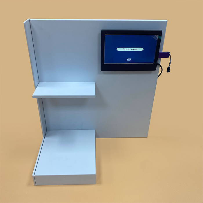 Advertising Retail Pop Display Stands With LCD