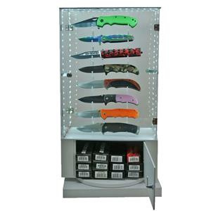 Unidades de exhibición de acrílico personalizadas para tienda soporte giratorio LED iluminado