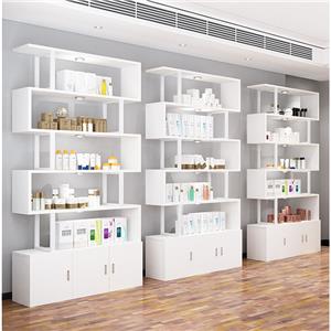 Estante de exhibición de tienda de artículos de belleza para estante de cosméticos de tienda