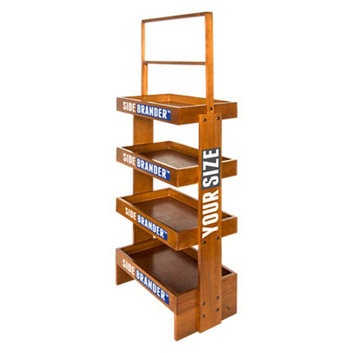 Retail Grocery Store Wooden Liquor Shelving