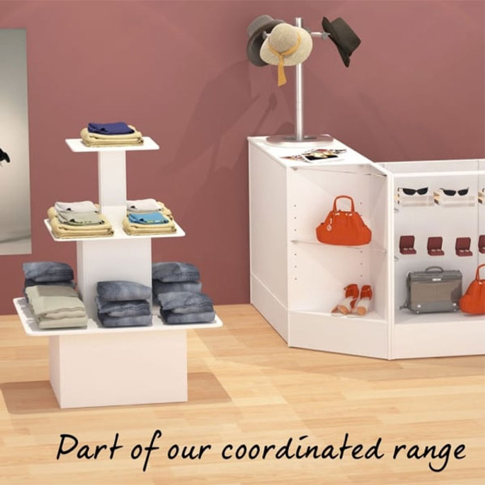 Boutique Store 3 Tiered Retail Display Tables
