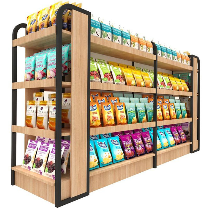 Store shelves display