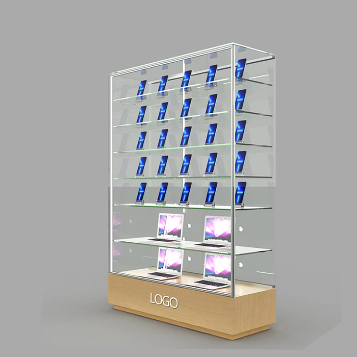 glass display shelf