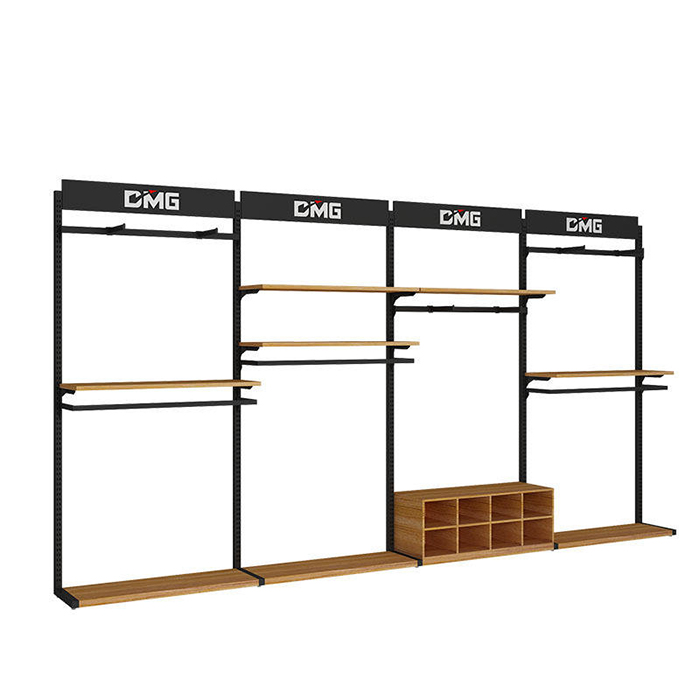 retail boutique clothing store display shelves racks fixtures
