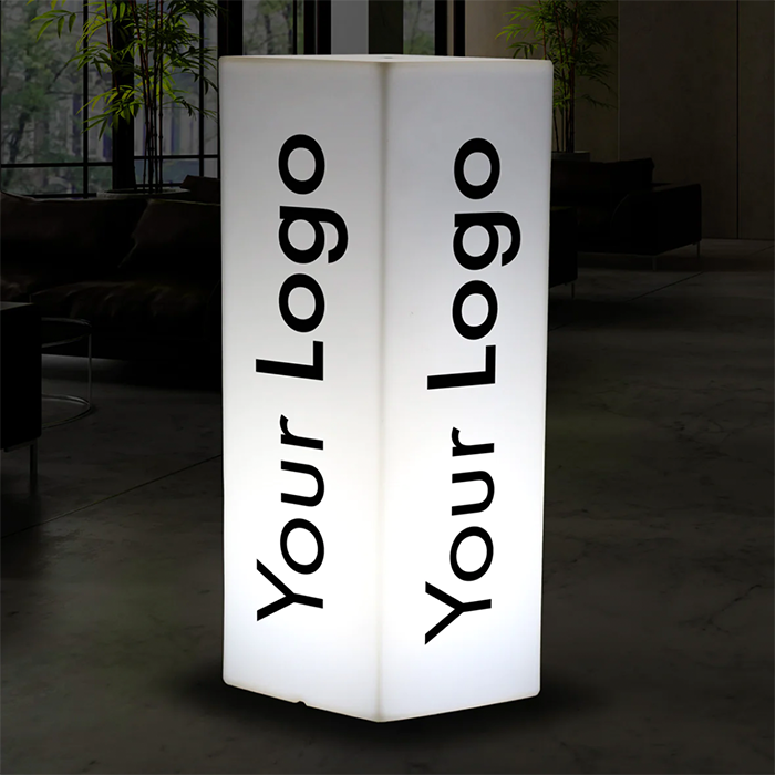 Panneau de caisson lumineux LED publicitaire en acrylique