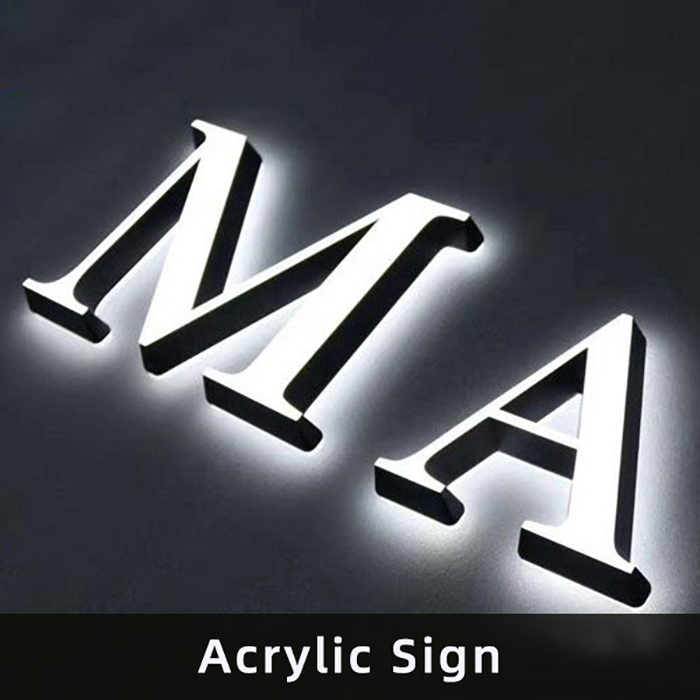 Store shop Signage Acrylic Light Box Led Digital Signage