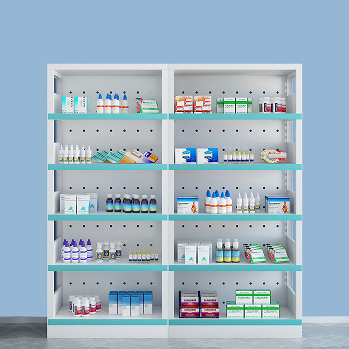 Pharmacy POS Display Stand Pharmacy Gondola Shelving
