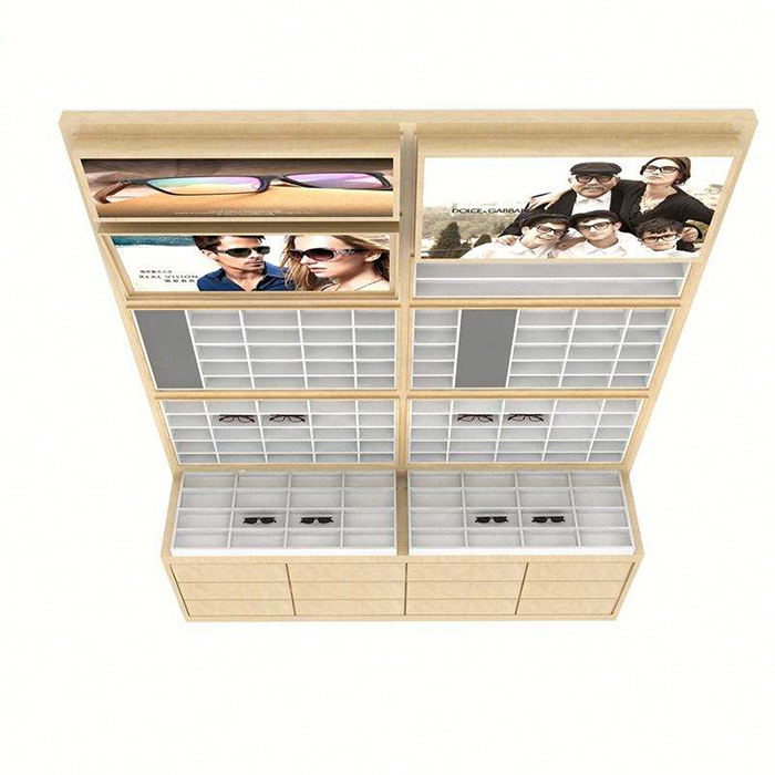 Китай Деревянная витрина для солнцезащитных очков, витрина для магазина, производитель
