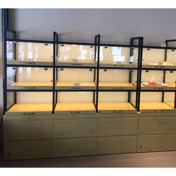 Bakery Shop Bread Cake Display Cabinet Showcase