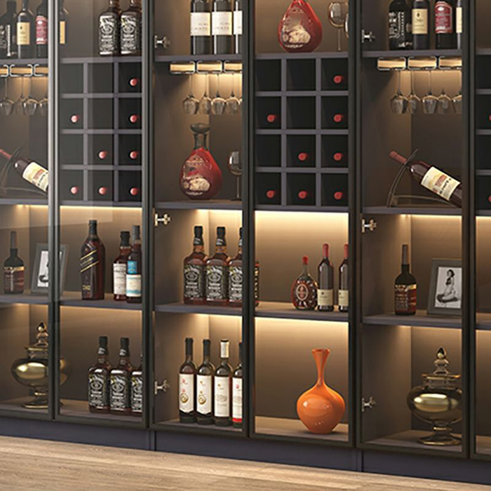 wine glass display cabinet