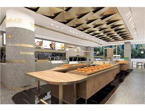 Café-Bäckerei-Shop-Dekoration, Lebensmittelpräsentationsständer