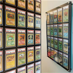 UV protected acrylic Pokemon card display Acrylic Cards Booster Box