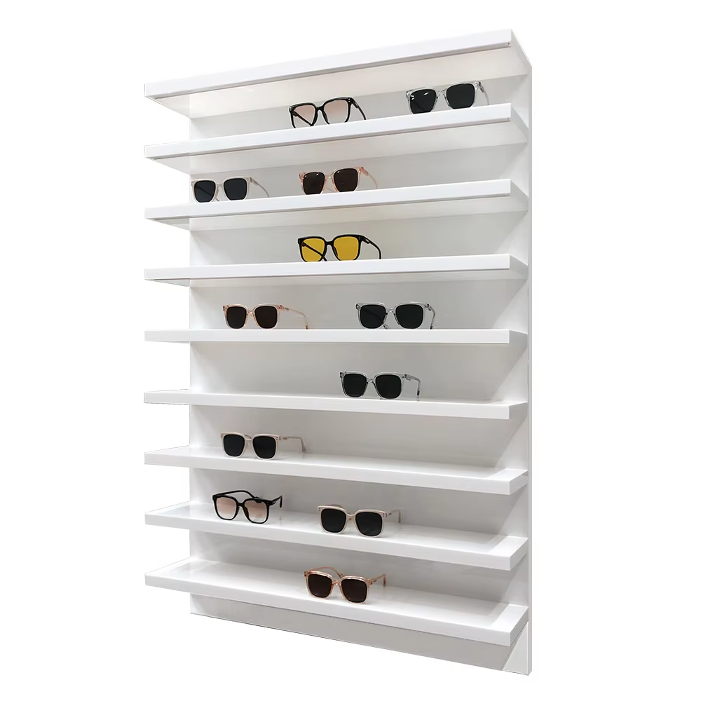 eyewear store 8 shelves acrylic sunglasses shelves