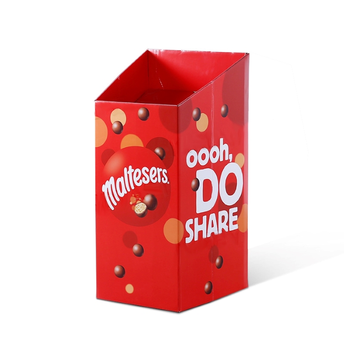 Corrugated Cardboard Dump Bin Floor Display Stand