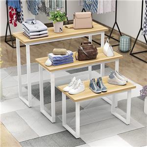 what is the difference between metal and wooden display tables