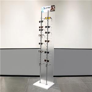 Lockable Sunglasses Floor Display Rack Stand