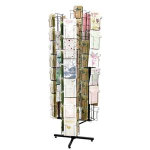 Rotating Metal Wire Brochure Magazine Display Racks