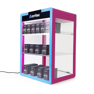 Smoke Shop LED Lighted Vape E-Cigarette Display Rack Stand