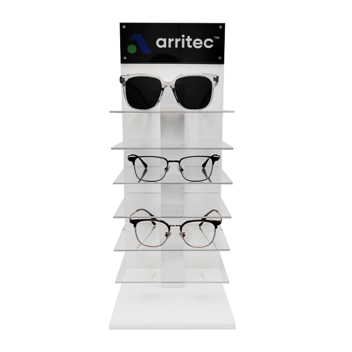 Acrylic Optical Eyewear Sunglasses Display Stand Rack