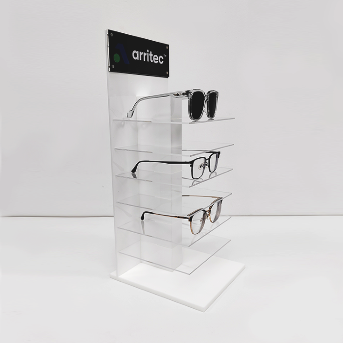 Acrylic Optical Eyewear Sunglasses Display Stand Rack