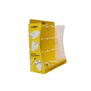 Cardboard Counter Hook Display Rack Pdq Display Box