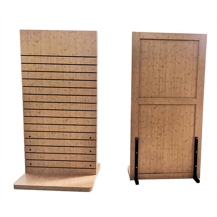 freestanding slatwall display