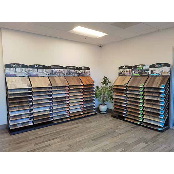 flooring sample display racks