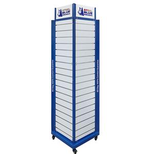 freestanding floor standing slatwall display stand