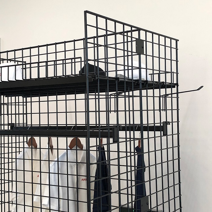 clothing store display racks retail garment shop clothing racks
