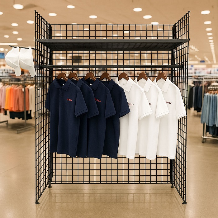 clothing store display racks retail garment shop clothing racks