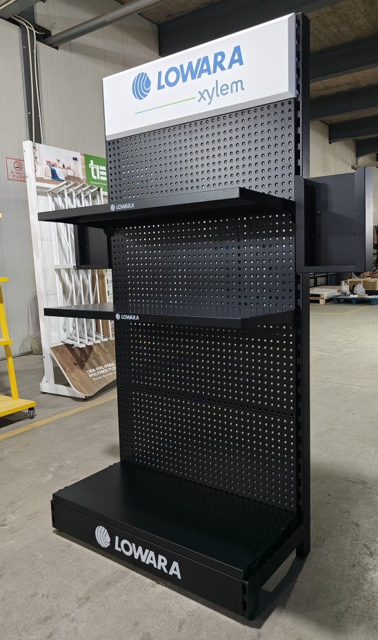 power tools standing pegboard display rack tool stand