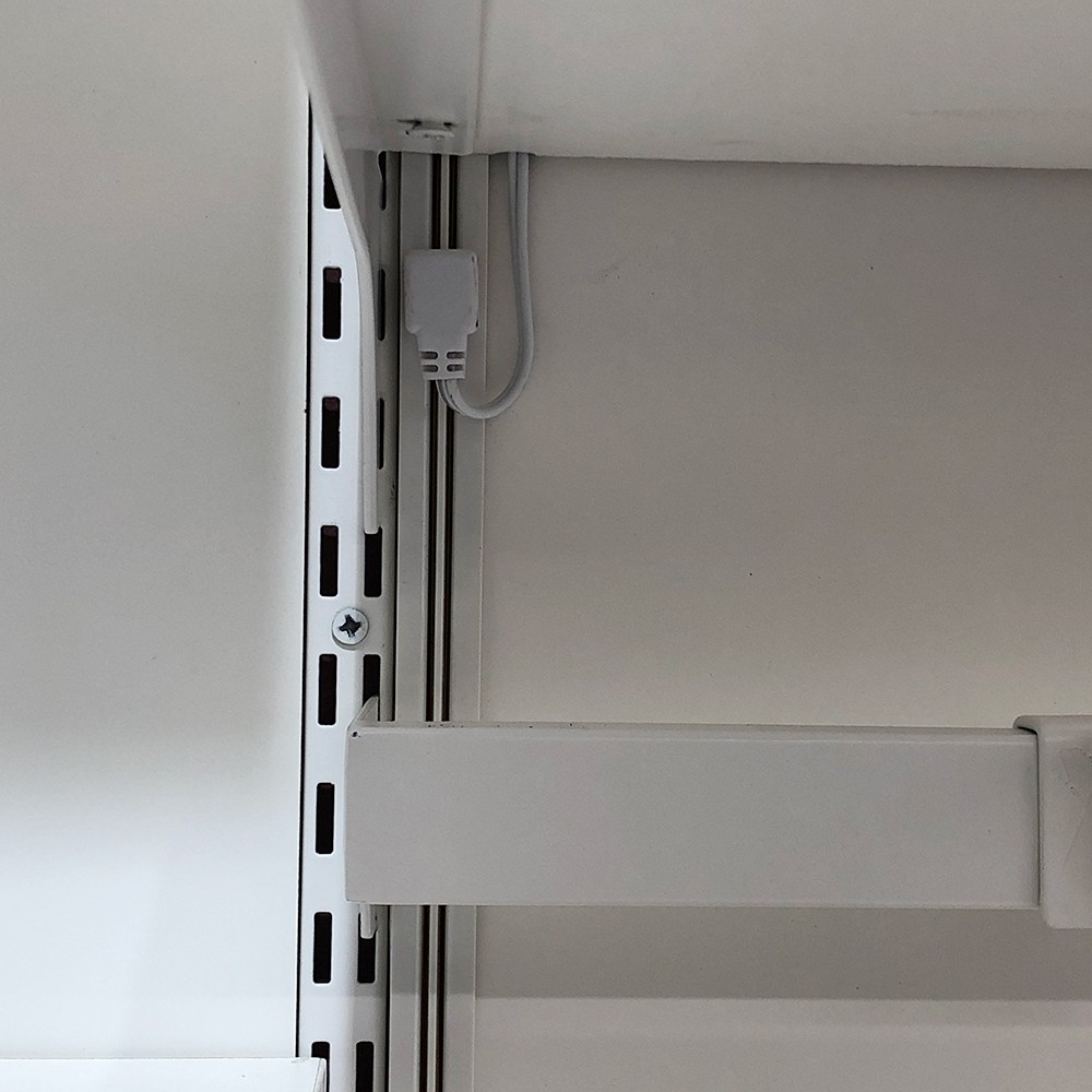 retail store shelves and displays