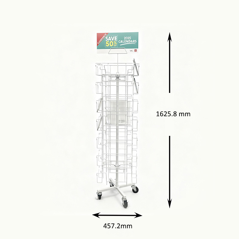 wire greeting card display rack