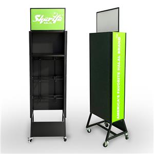 retail display fixtures snack display racks with hooks