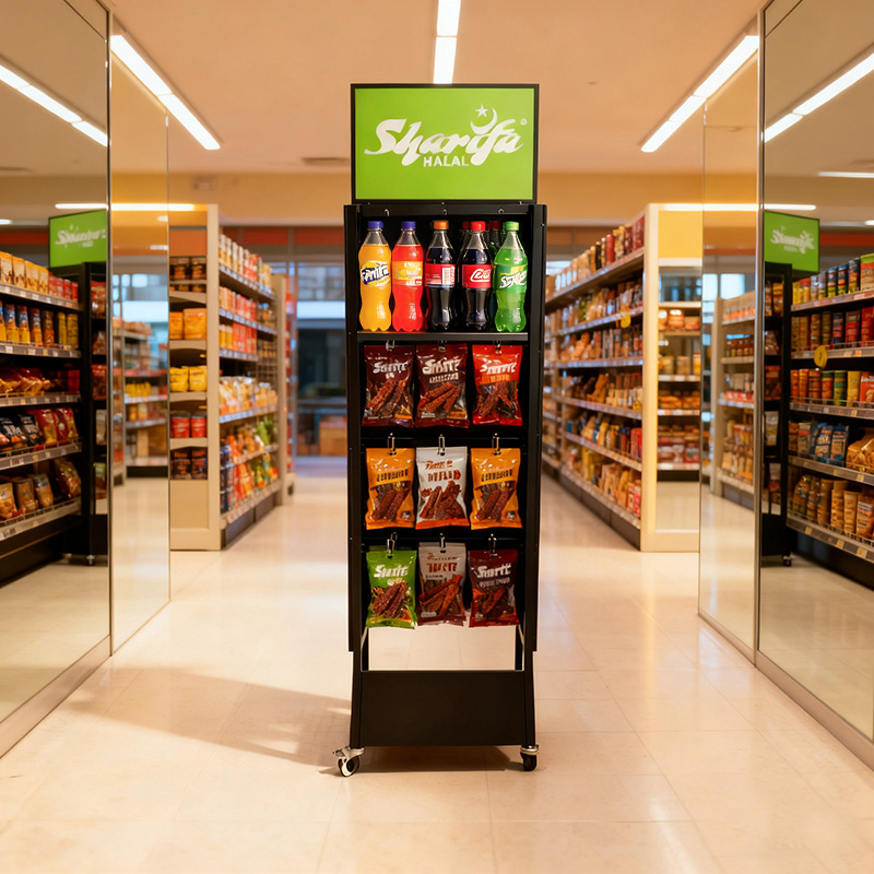 beverage display racks