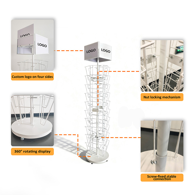 Greeting card display rack
