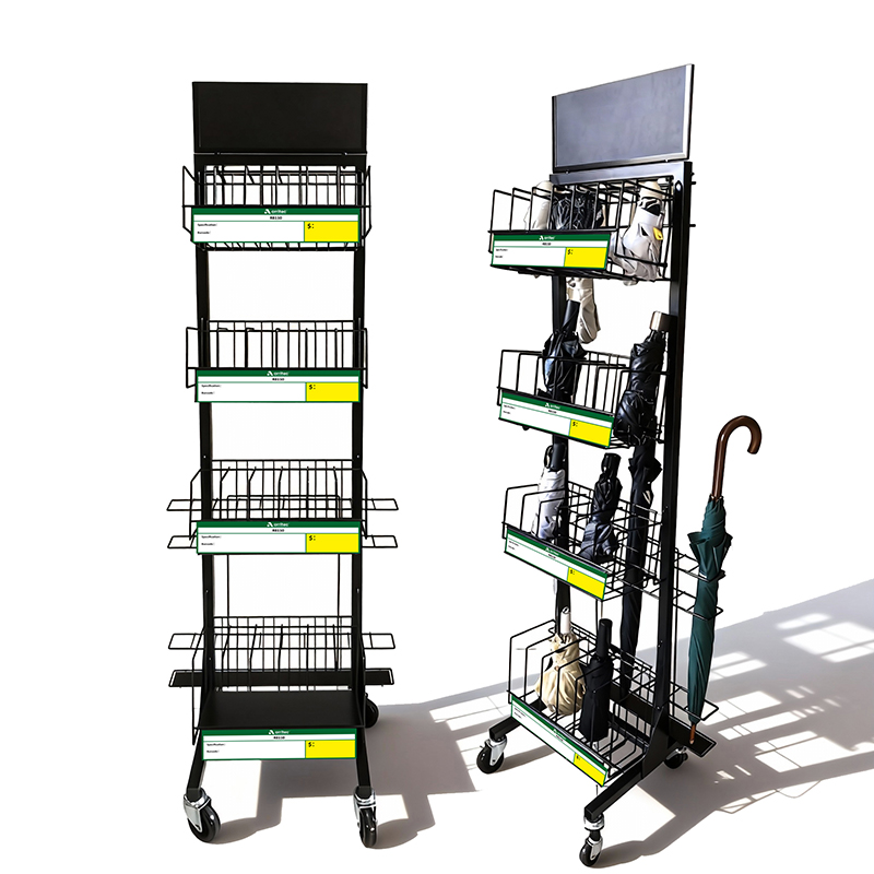 multi-tier umbrella stand display