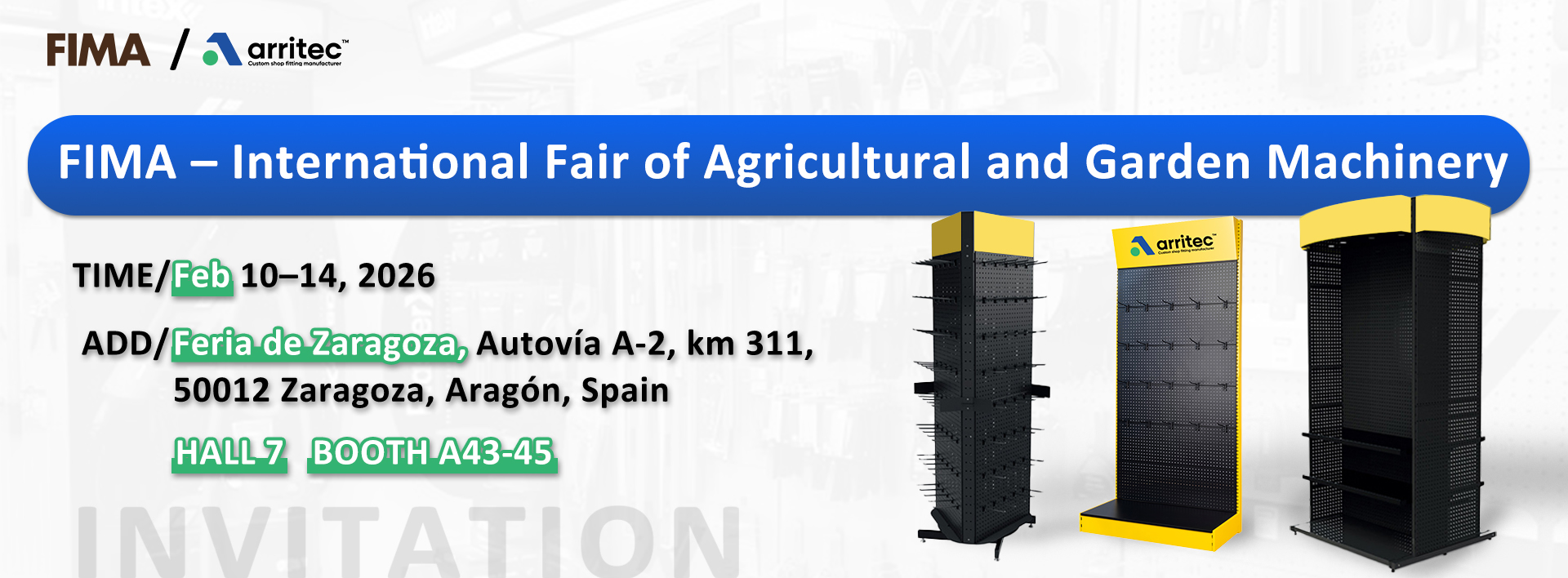 Pegboard Display Rack Manufacturer Exhibiting at FIMA 2026