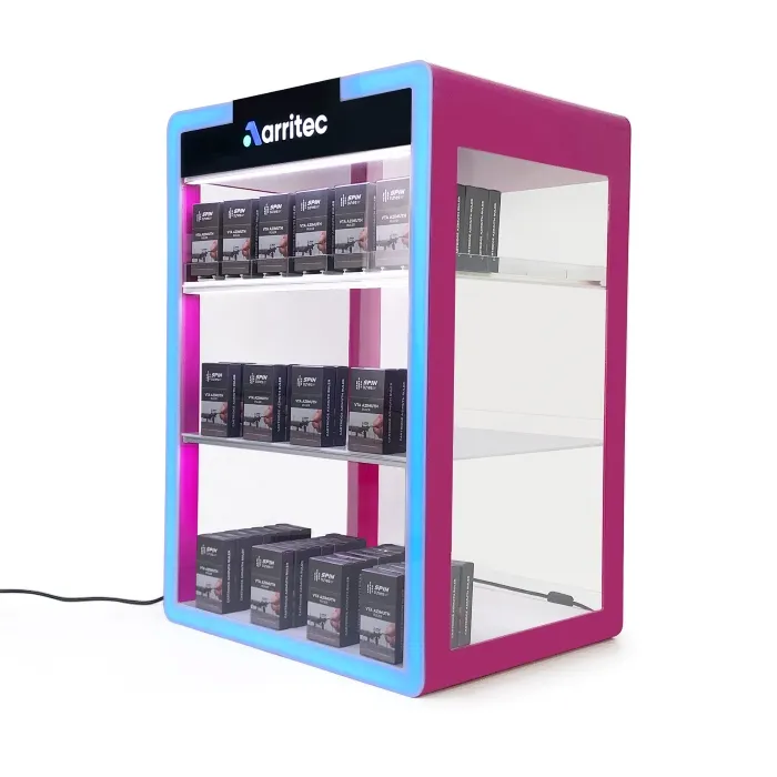 secure vape display rack