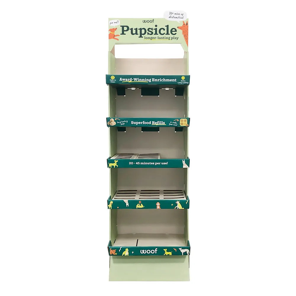 what is a pet toy cardboard display stand