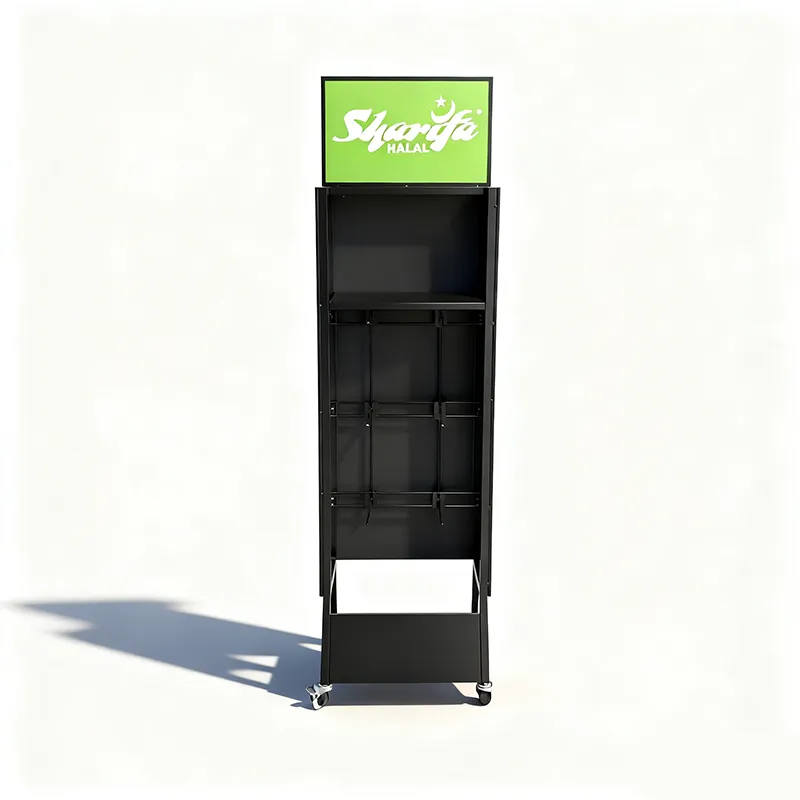 Snack Display Rack with Hooks