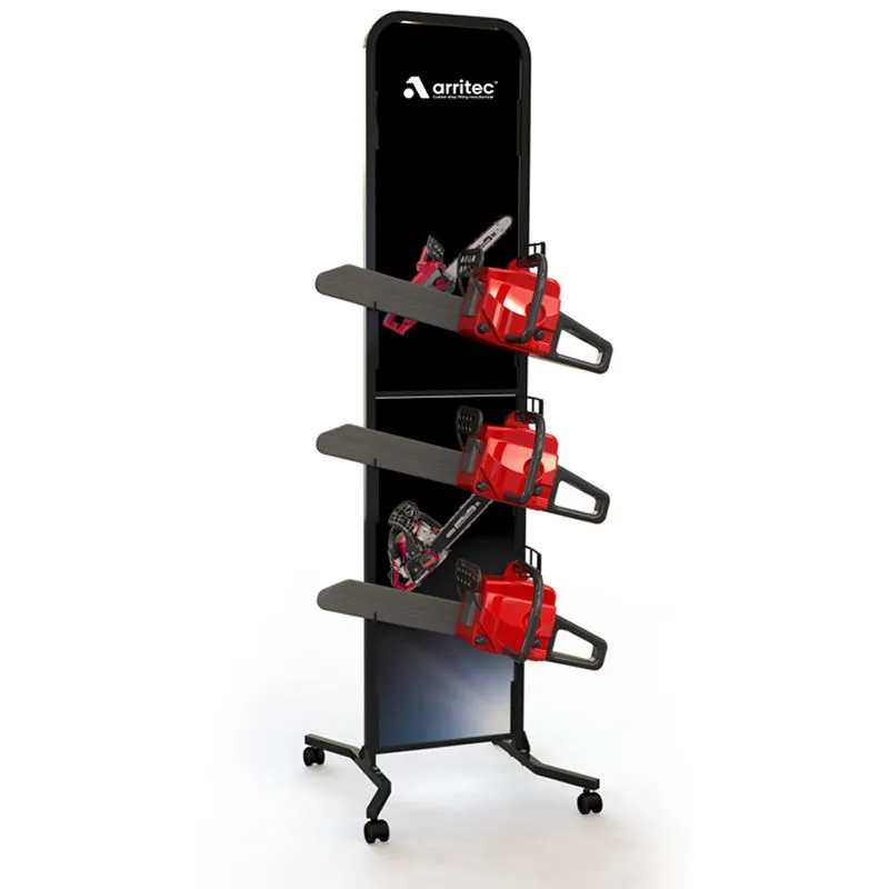 Metal Power Tool Display Rack for Hardware Retail Stores