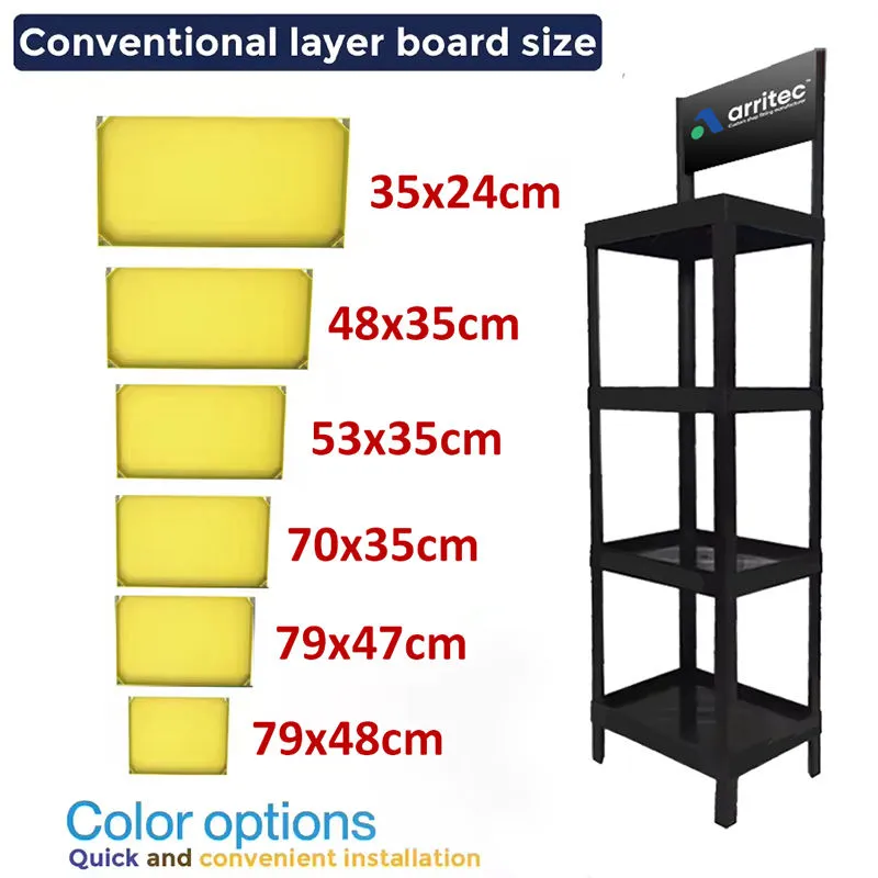 4 Tier Floor Standing Motor Oil Display Rack