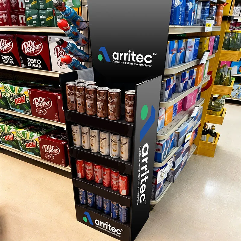 Tiered drink display stand