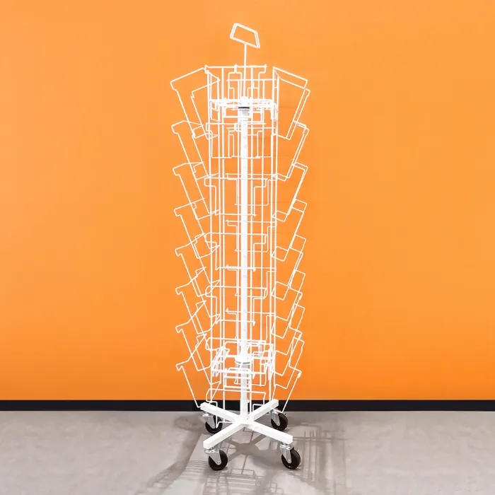 ¿Por qué las tiendas minoristas eligen estantes de exhibición con soportes para folletos giratorios?